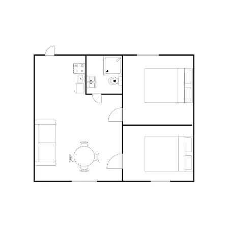 Gleznotaju Old Town Two Bedroom *